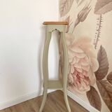 Plant stand/side table, redesigned in Artichoke Cream
