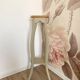 Plant stand/side table, redesigned in Artichoke Cream