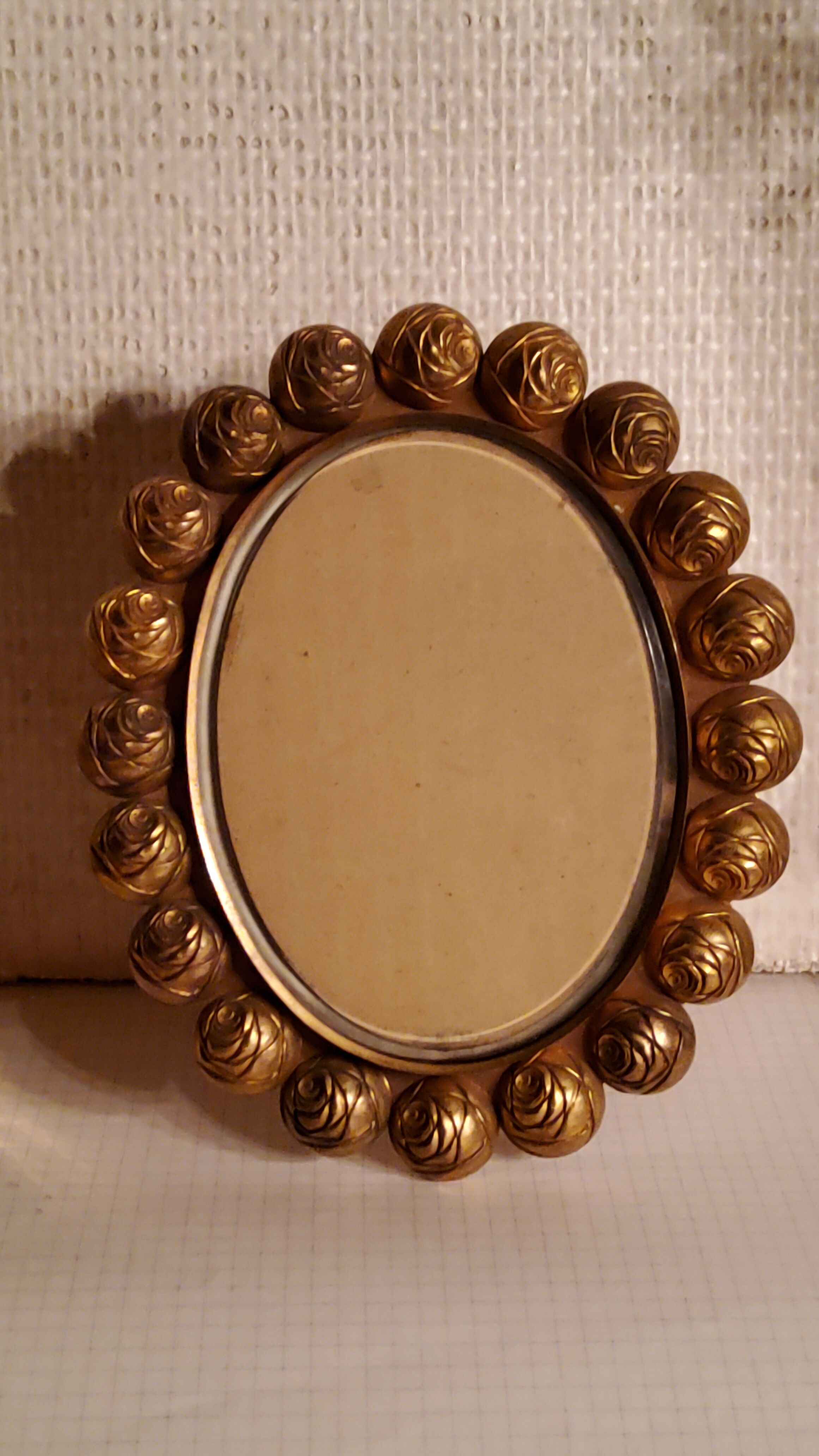 Art Deco photo frame in gilded bronze and gilded brass