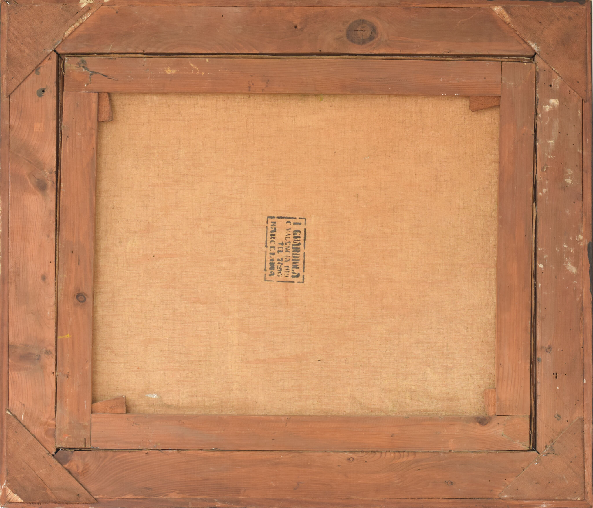 Impressionist seaside landscape with village