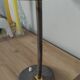 Vintage adjustable workshop lamp in aluminium from the 1930s.