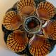 Sarreguemines earthenware oyster plate