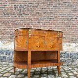 Console, Serving In Marquetry Louis XVI Style XIX Eme Century