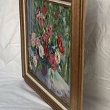 Oil painting on canvas signed dimensions: height -50cm-width -58cm-