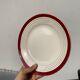 9 dessert plates Sarreguemines Digoin Regence gold and red