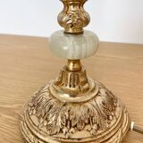 Vintage lamp in onyx and gilded brass - 1950s/60s