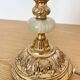 Vintage lamp in onyx and gilded brass - 1950s/60s