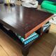 Roche Bobois coffee table in solid wood, wenge – contemporary design