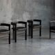 Pigreco chairs by Tobia Scarpa for Tacchini, Italy, 1960s