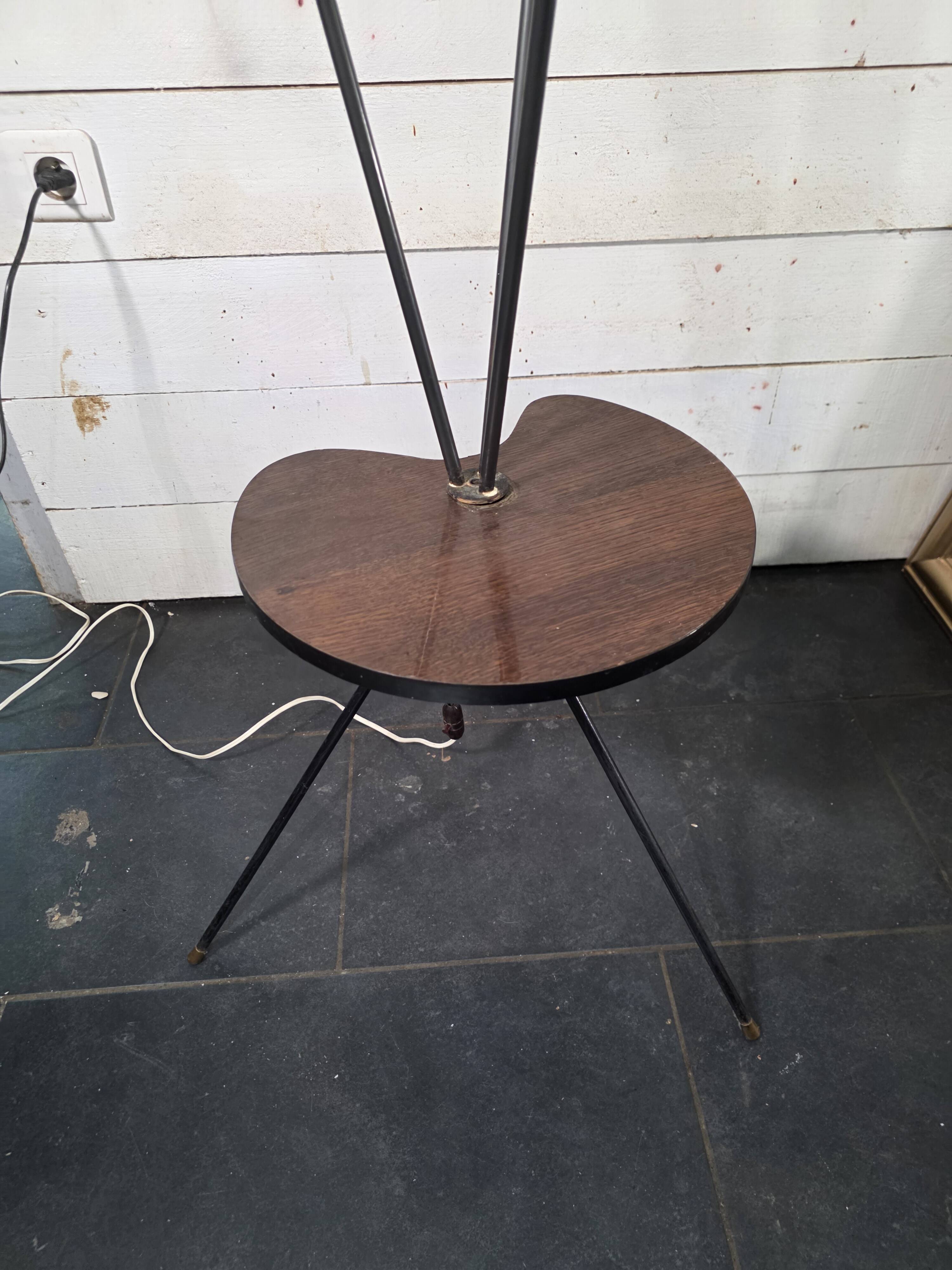 1950s/60s tripod floor lamp with 3 lights.