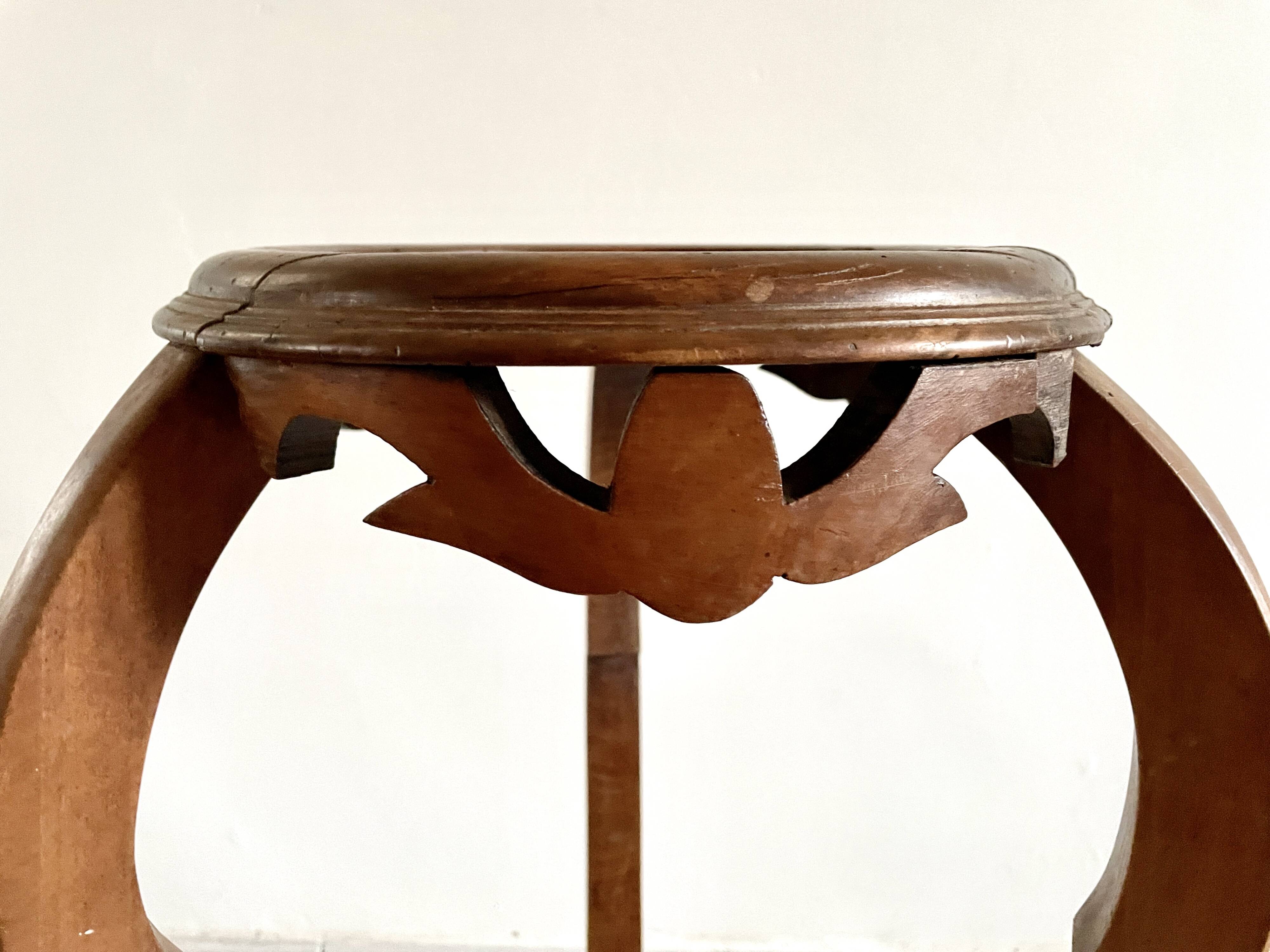 20th century walnut side table