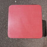Red formica vintage stool