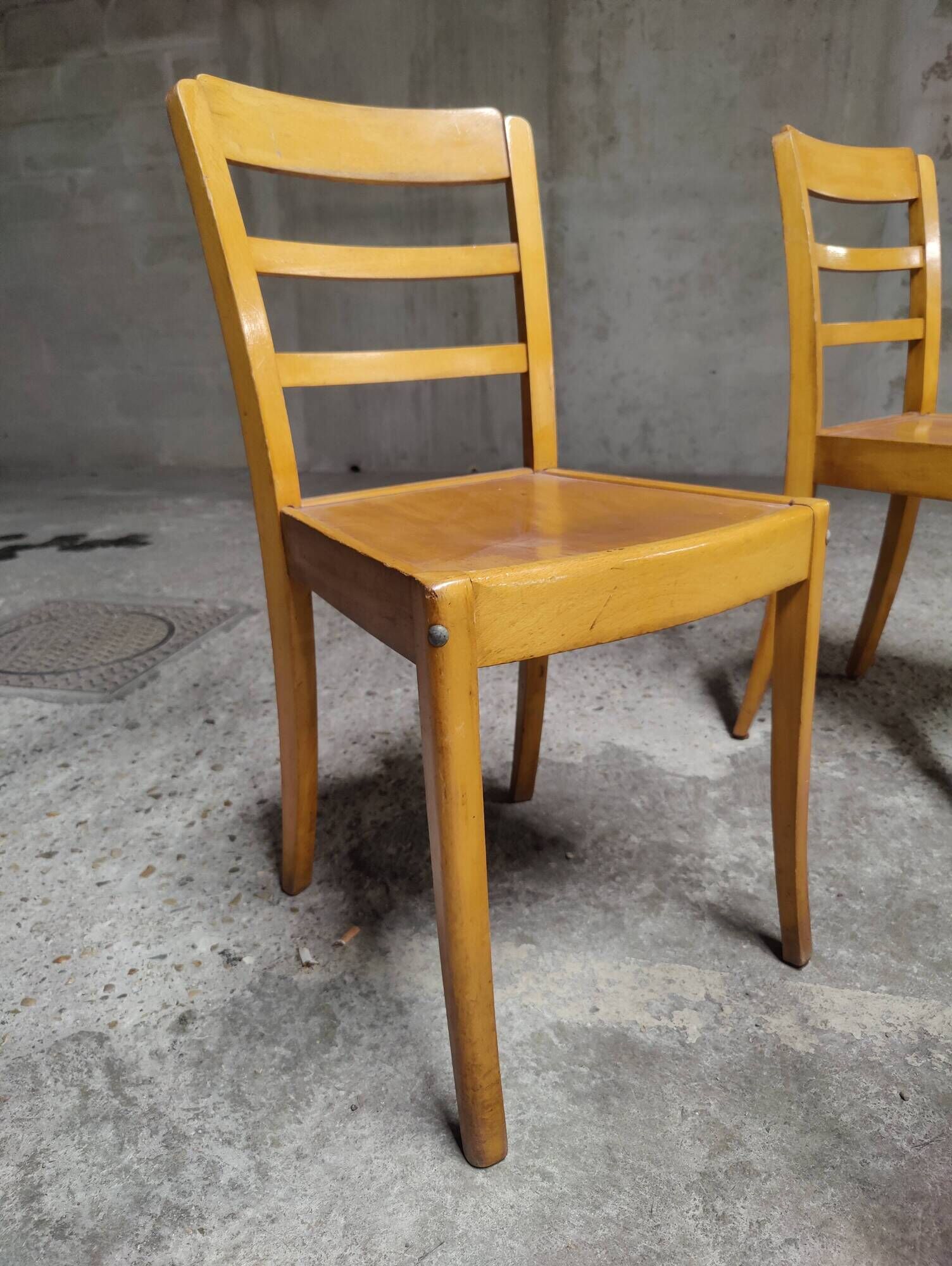 Chaises Luterma bois reconstruction