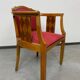 Chaise de bureau art déco en noyer