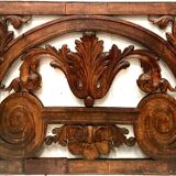 Decorative panel in carved oak wood 19th century