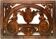 Decorative panel in carved oak wood 19th century