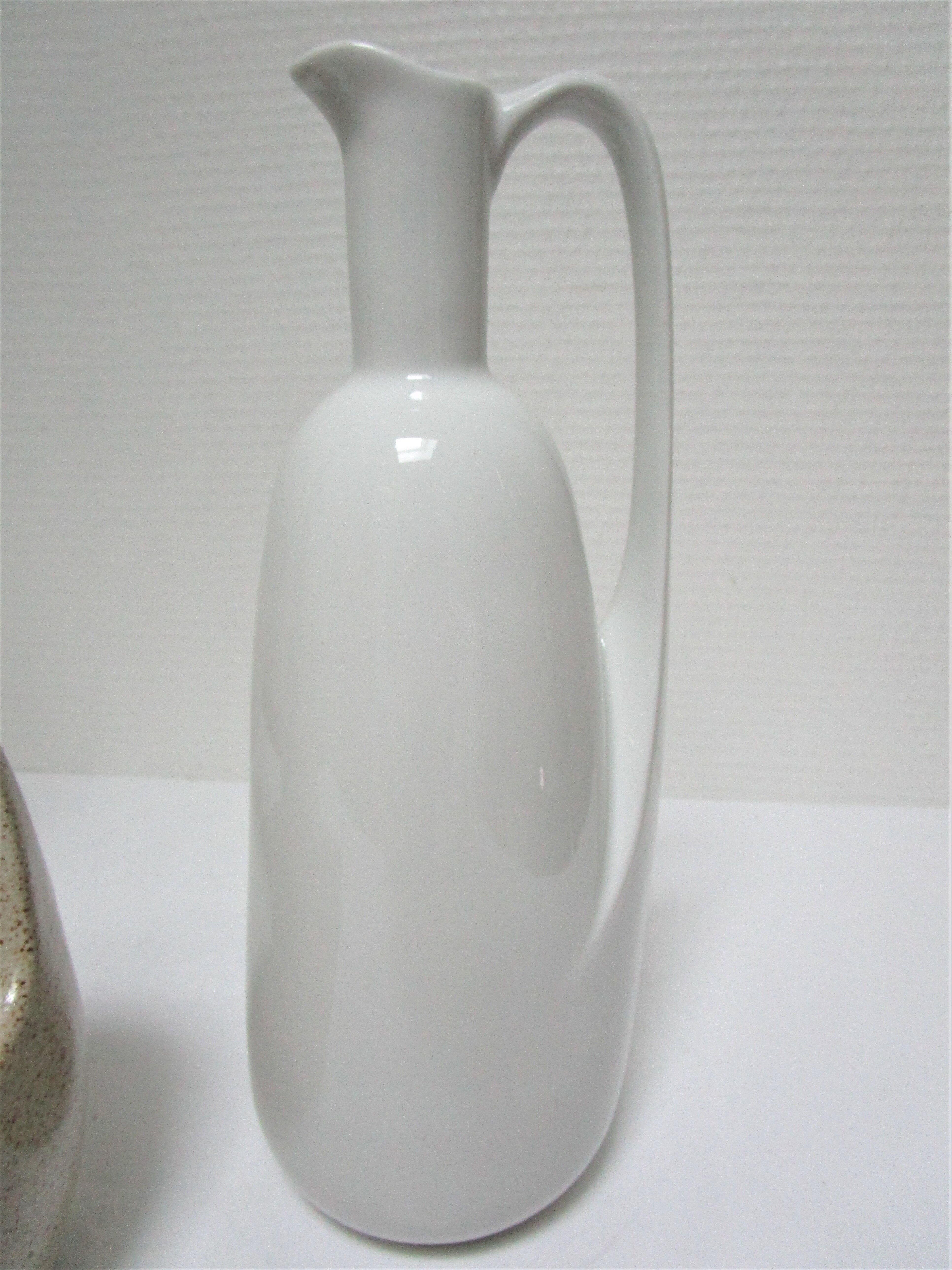 Trois vases céramique grès porcelaine vintage
