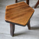 Set of 4 brutalist stools