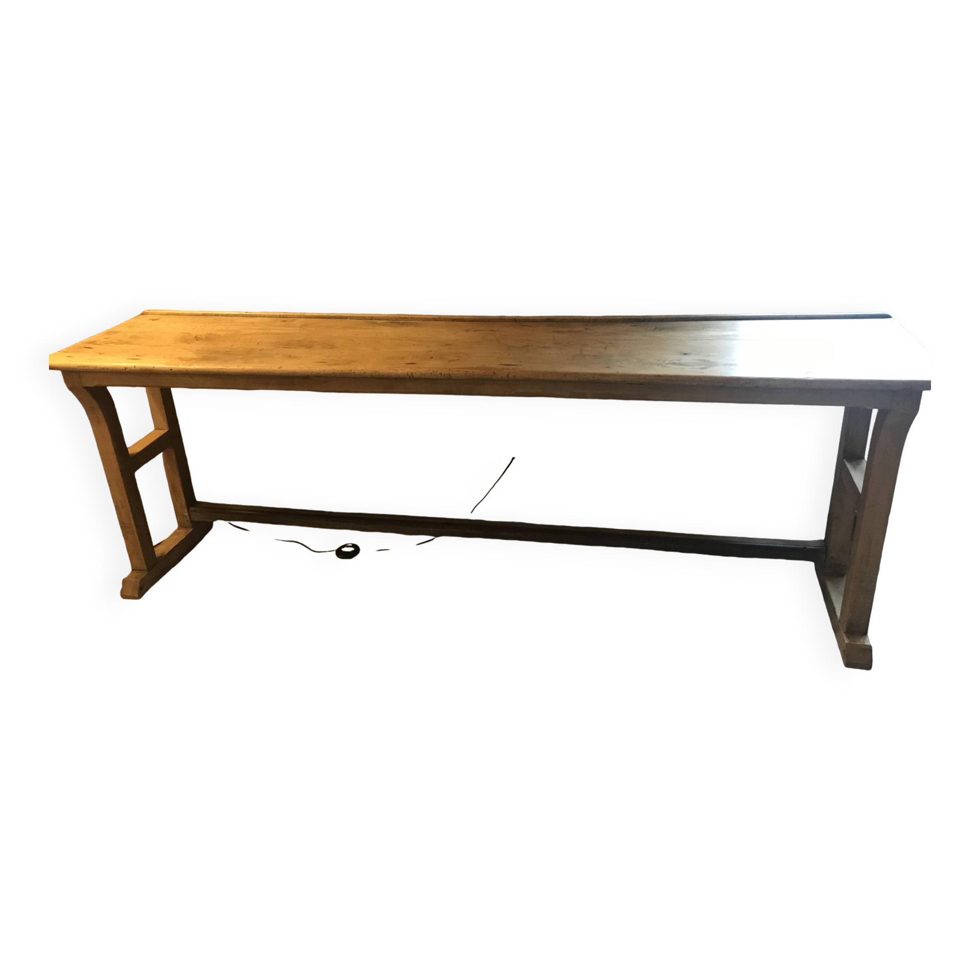 Workshop table, solid wood console