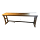 Workshop table, solid wood console