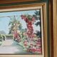 Tableau terrasse fleurie par Montagneux Henri