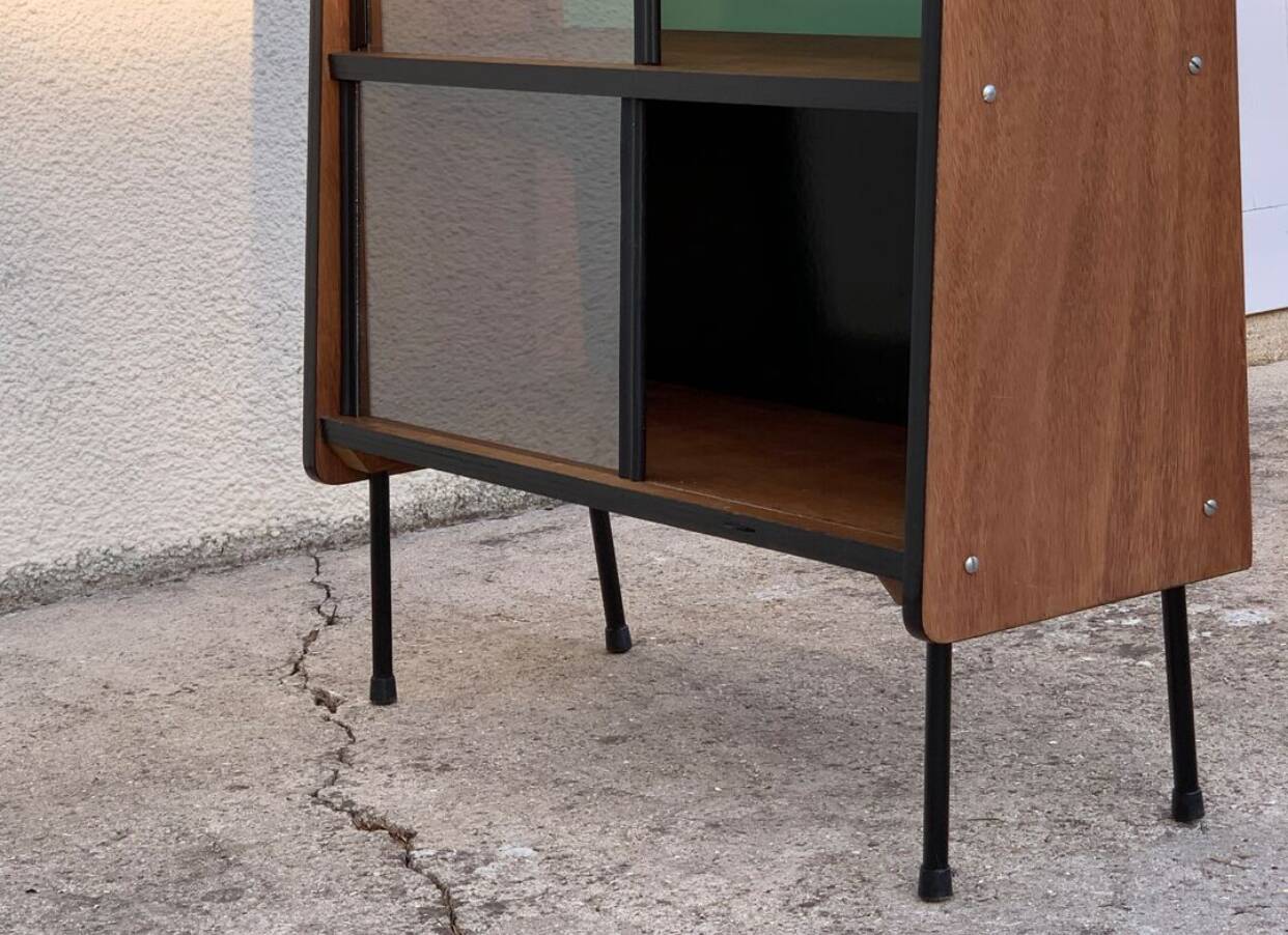 Bibliothèque vintage vitrée Alta 1950