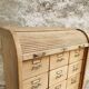 Antique roller shutter cabinet oak chest of drawers