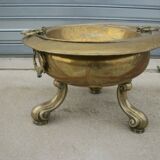Copper and brass brazier