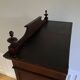 Parisian cupboard Bookcase Bonnetière glazed with small vintage tiles