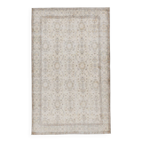 Geometric Pattern Vintage Oushak Area Rug, 174x279 Cm