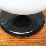 Vintage Swiss marble and glass table lamps by Optelma, set of 2.