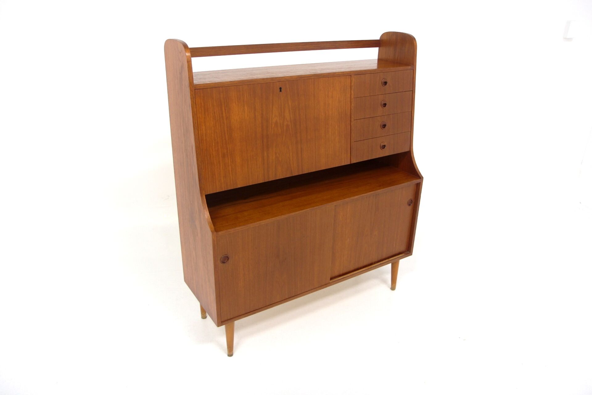 Scandinavian teak secretary, Sweden, 1960