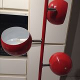 Red floor lamp 3 balls eyeball
