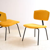 Pair of chairs Sunday C. Sclafert 1950's