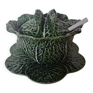 Importante soupière - barbotine