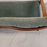 Teak Dutch design sofa by de Ster, 1960