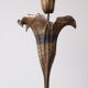 Art Nouveau bronze candle holder