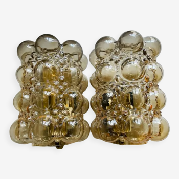 Pair of wall lamps Bubble, Helena Tynell, Limburg