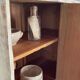 Meuble d’atelier beige