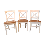 Set of 3 country chairs
