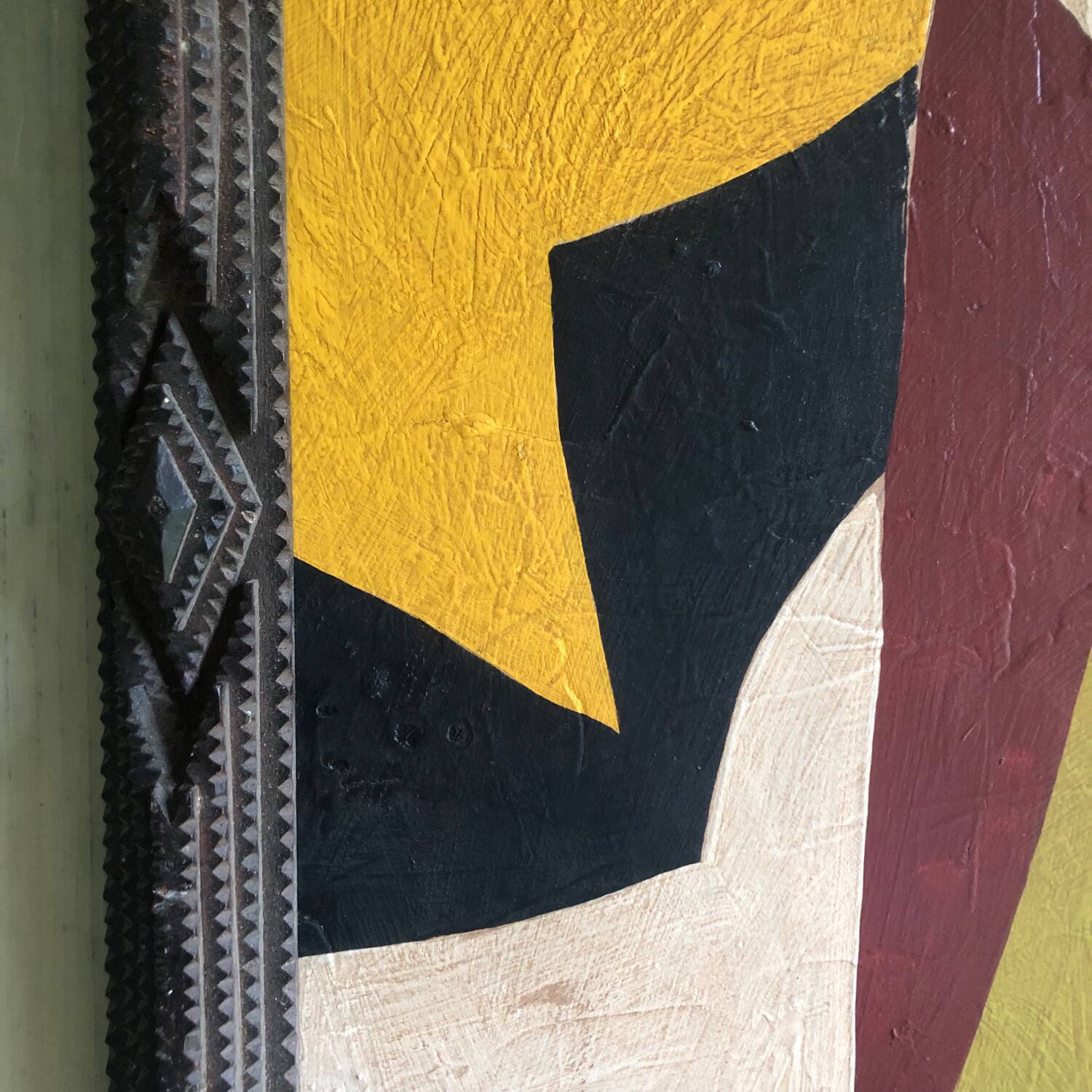 Small abstract painting