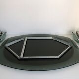 Veca mirror and 2 matching Veca wall lights made in Italy