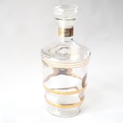 Golden liquor decanter