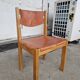 Vintage elm chair by Maison Regain, France 1980