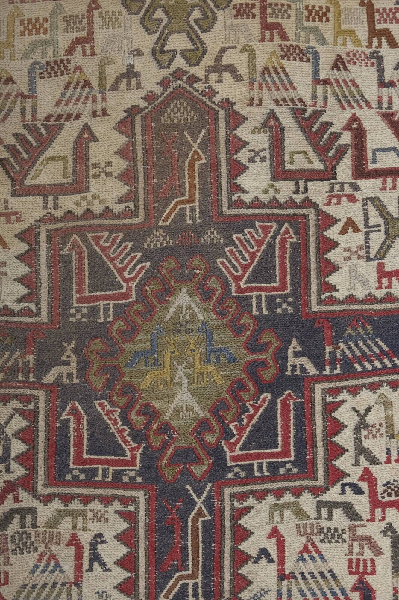 Vintage Turkish hallway rug 72x194 cm