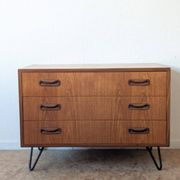 Commode en teck G-Plan, années 60-70