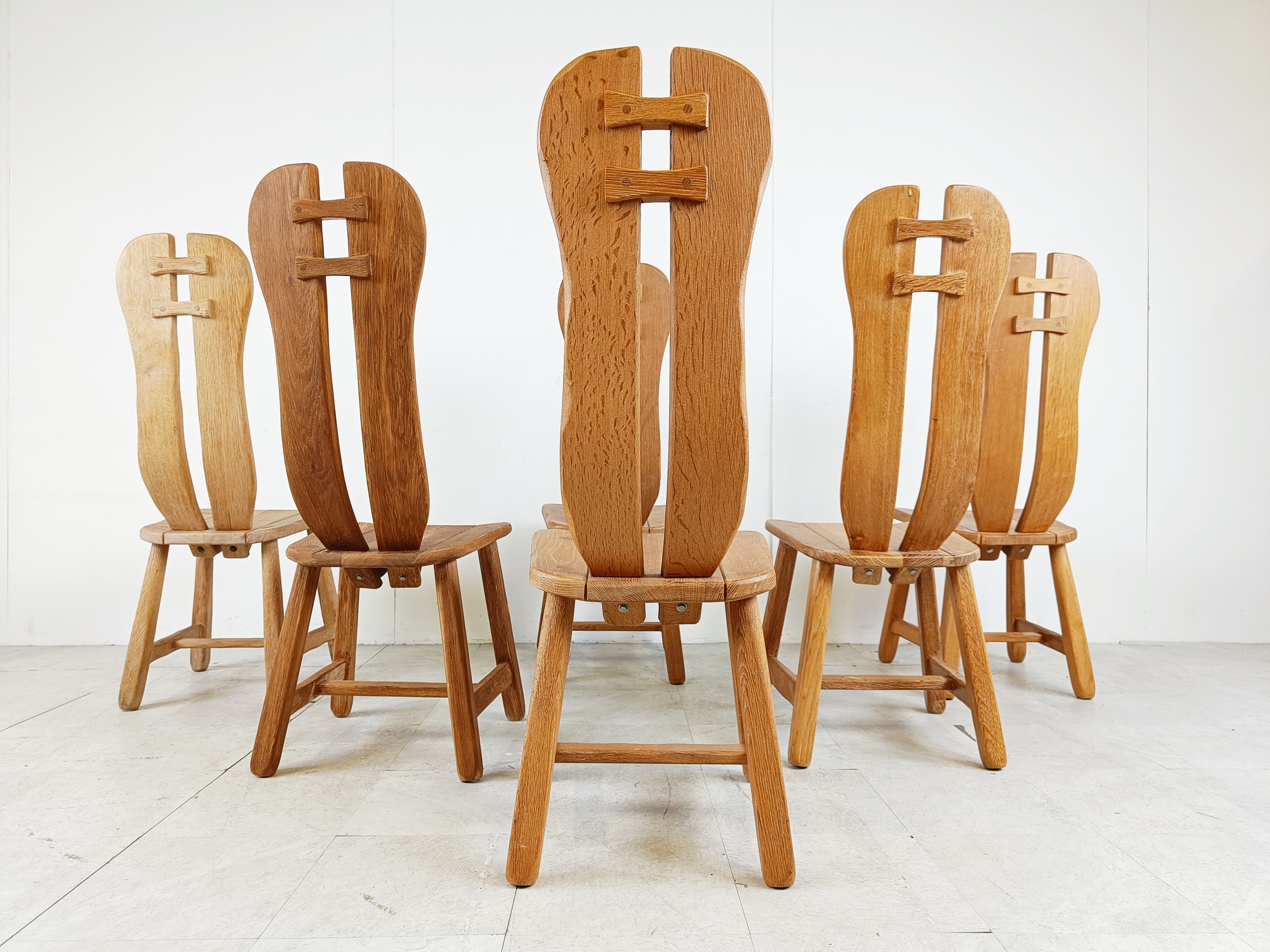 Chaises de salle à manger vintage par Depuydt, Belgique, années 1960