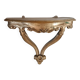 Console d'applique doré
