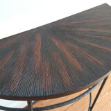 Half-moon console