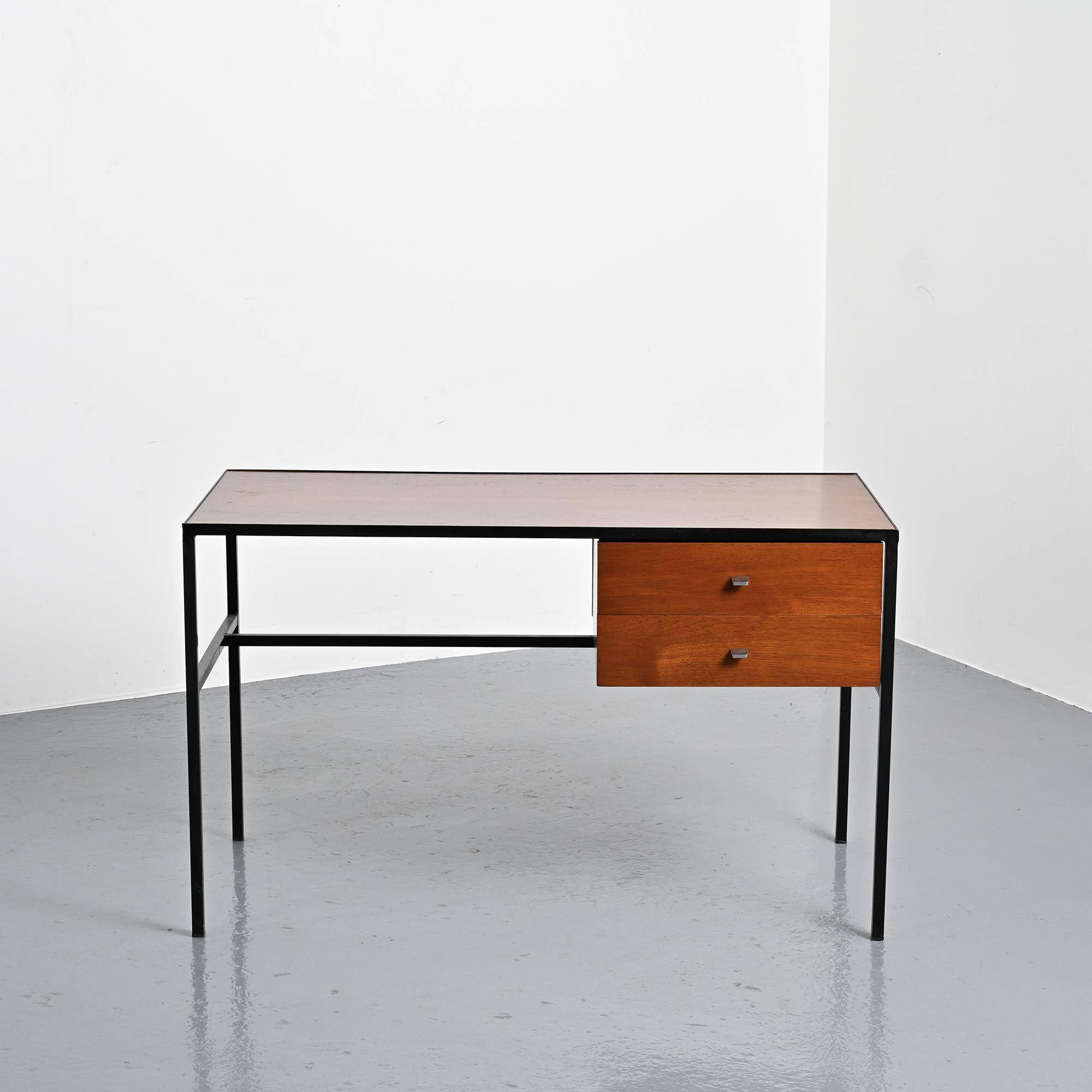 Metal and laminate desk, Meurop, 1960s